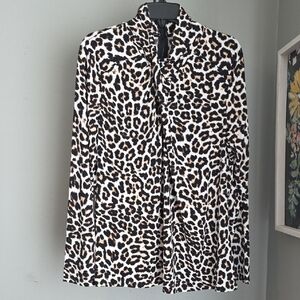 Worthington Leopard Print Women's Top Size XL